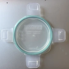 SNAPWARE Pyrex Replacement Airtight LID 4" Plastic Food Storage Container Cover