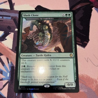 Slash Clone / Steelbane Hydra Foil - Teenage Mutant Ninja Turtles - Magic MTG