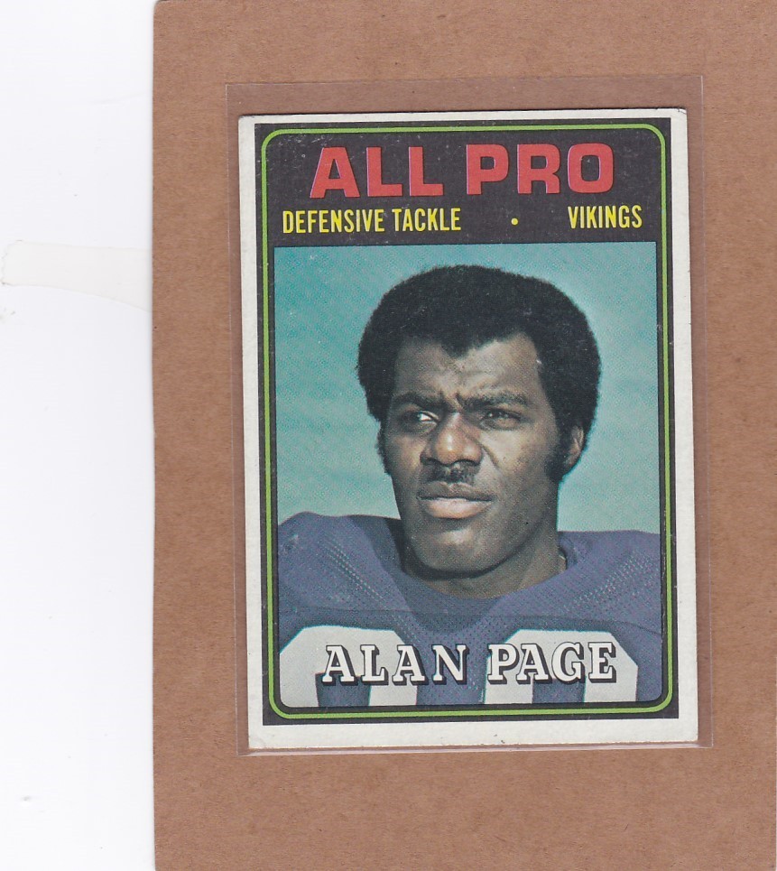 1974 TOPPS FOOTBALL ALAN PAGE #134 VIKINGS EX *A44031