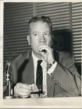 1961 Press Photo J.W. McCullough, Houston School Board, Texas - hcb36078