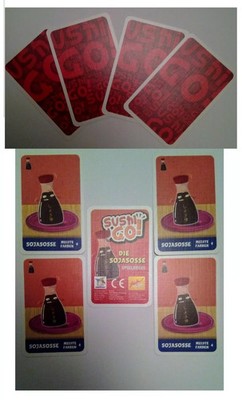 RAR Sushi Go Extra Soja Souce Karten Erweiterung Brandneu. Spielbox Promo 