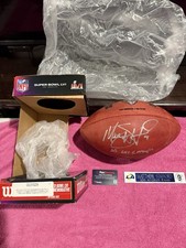 Matthew  Stafford Signed Football 2026 NFL MVP L.E. 19/56 Fanatics Certified