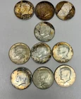 Kennedy Half Dollar Silver Coins 1964 1966 1967 1968 Lot of 10 Estate Sale