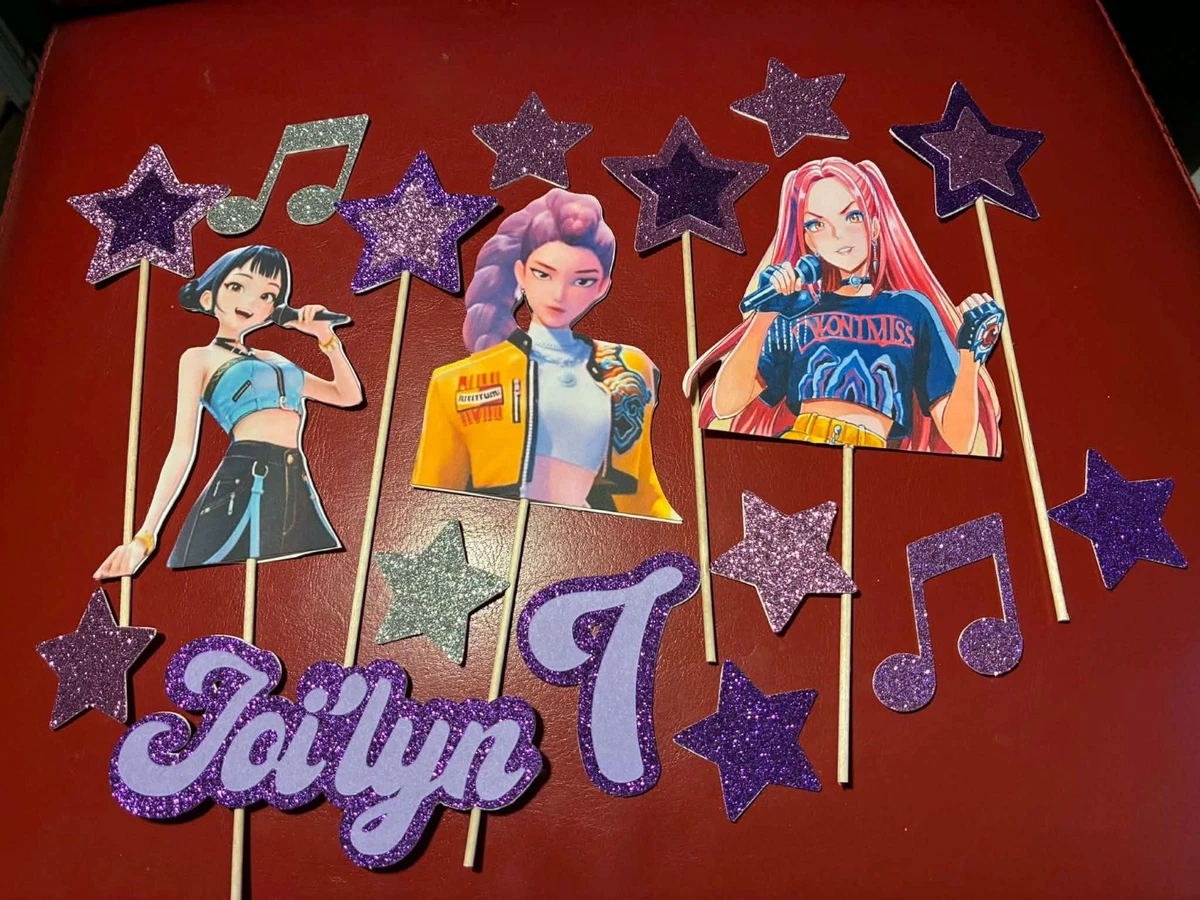 Individueller KPop Dämonenjäger Tortenaufleger Dekoration
