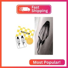 Ghost Semi Permanent Tattoos for Adults Realistic Fake Tattoo Waterproof