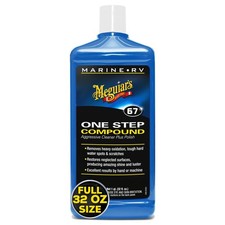 Meguiar  s Marine/RV One Step Compound, M6732, Removes 32 Fluid Ounce, Factory
