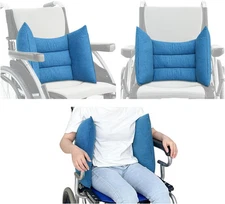 Lateral Support for Wheelchair Back Support Cushion for Pressure Relief Folding