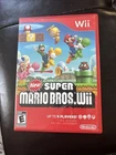 New SUPER MARIO BROS Wii Nintendo Wii . Tested