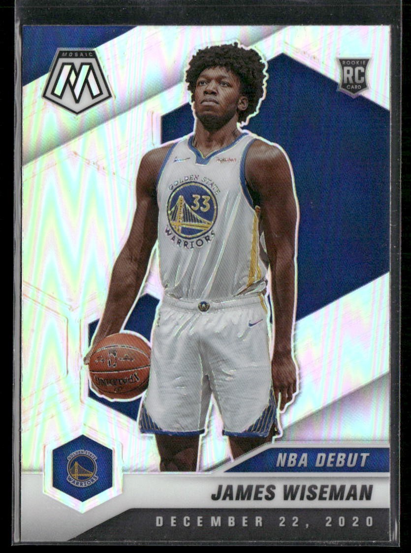2020-21 Panini Mosaic #266 James Wiseman Silver