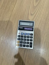 Vintage Casio SL-807 High Power Solar Cell Calculator Tested Works No Manual