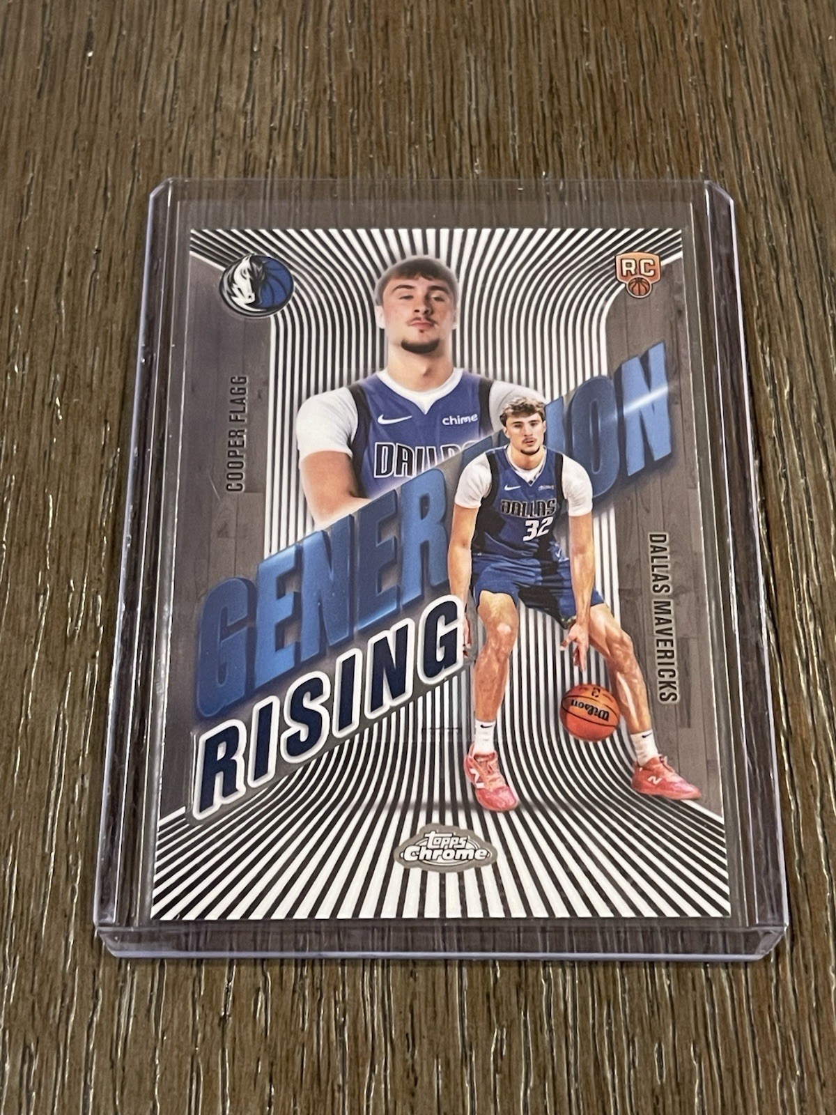2025-26 Topps Chrome Cooper Flagg Generation Rising Rookie Mavericks