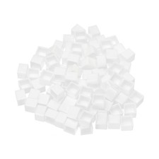1ml Watercolor Pans, 100 Pack Empty Half Pans Watercolor Tins Style 3, White