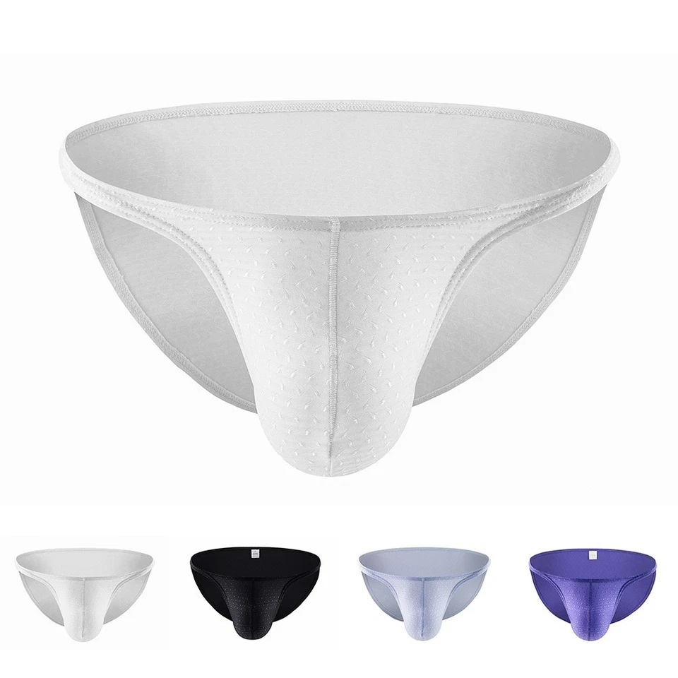 Men Sexy Briefs Low Rise Bulge Pouch G-string Thong Underwear Pouch Panties - Bild 2 von 4