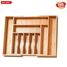 Extra Large Expandable Kitchen Siverware Utensils Drawer Organizer, 19" Deep ...