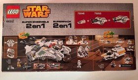 LEGO Star Wars Rebels Super Pack 2 in 1 Set 66512, 1163 Pieces, Zeb, Hera, Kanan