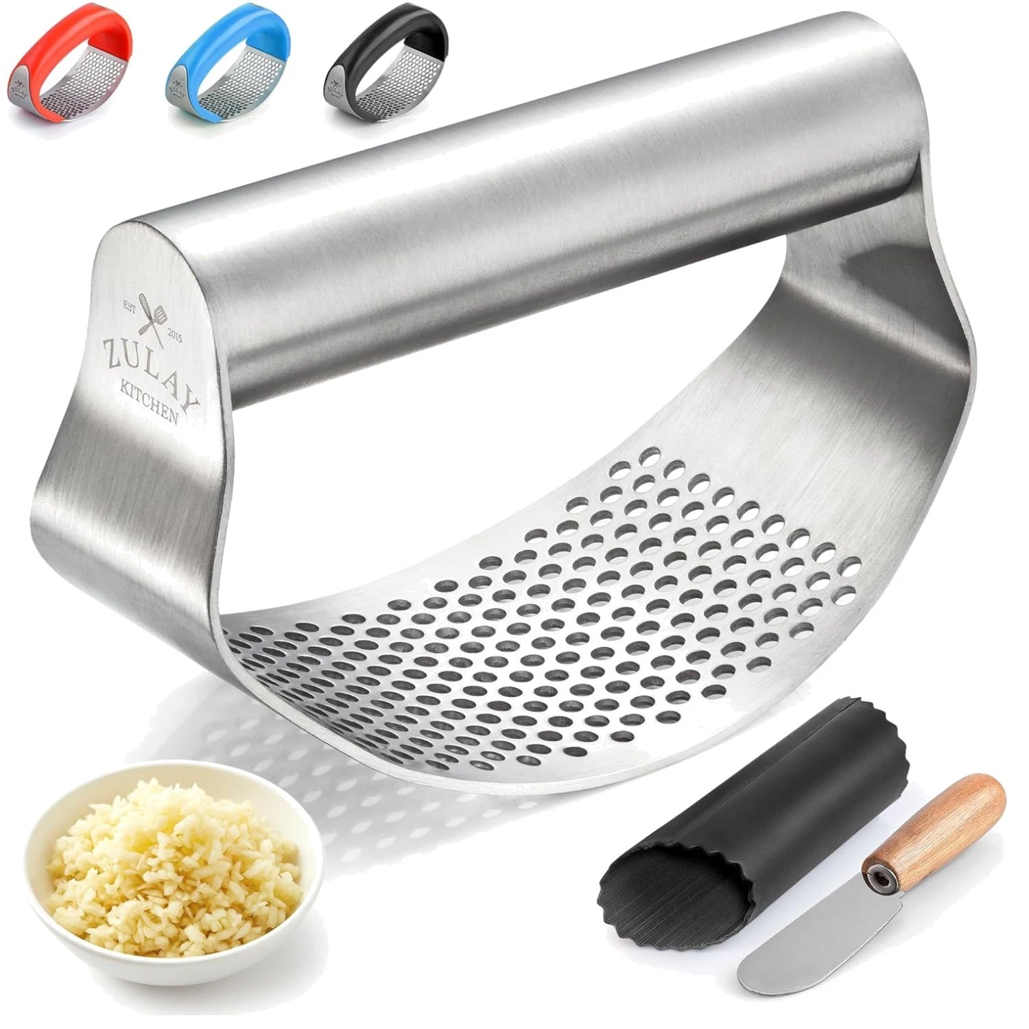 Easy-to-Use Garlic Crusher Set - Time-Saving Kitchen Gadget