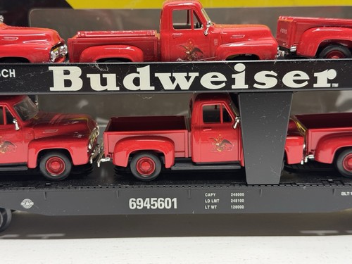 K-Line K694-5601 Anheuser Busch Beer Auto Loader w/ 6 Die-Cast Pickup Trucks - Picture 17 of 24