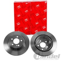 2X Trw Bremsscheiben 300Mm BelÜFtet Hinten Passend FÜR MERCEDES-BENZ Cls