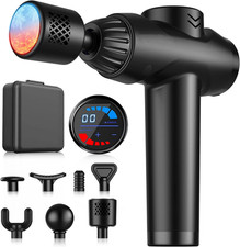 Massage Gun Deep Tissue Percussion Heat Cold Muscle Massager Back Pain Relief