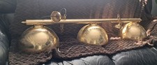stylish retro feel large gold colour Pool Table/kitchen island Lights Table