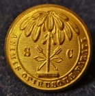 CIVIL WAR ERA CONFEDERATE SOUTH CAROLINA SEAL BUTTON ALBERTS#SC-16-A