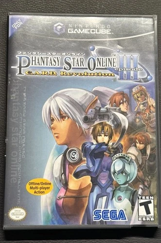 Phantasy Star Online Episode 3 III Nintendo Gamecube Complete