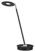 Fischer Honsel Dent Led-Tischleuchte Tischlampe Metall Schwarz H 46 Cm