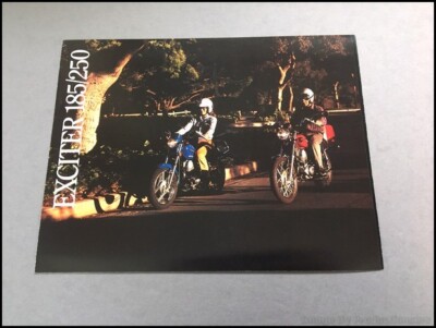 1982 Yamaha Exciter 185 250 Motorcycle Bike Vintage Sales Brochure