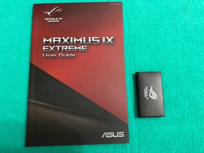 ASUS ROG Maximus IX Extreme MANUAL BOOK USB DRIVER ACCESSORY, ORIGINAL ...