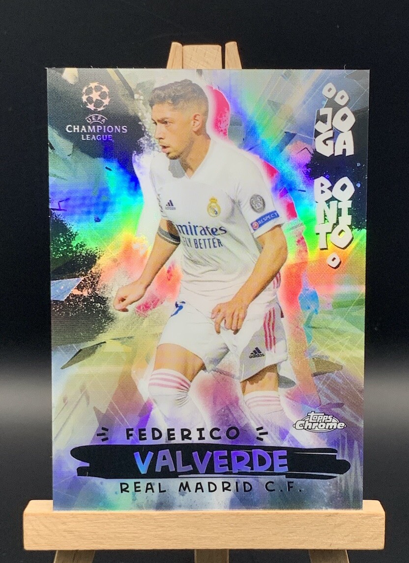 Federico Valverde 2020-21 Topps Chrome UCL - Joga Bonito #JB-11 Real Madrid