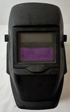 Chicago Electric WELDER'S HELMET ~ banged up, one strap cracked