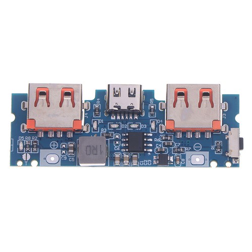 Chargeur de Batterie Dual USB 5V-Type-C Mobile Power Bank 18650 Module Booster - Photo 9/12
