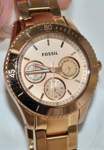 Fossil Rose Gold-Tone Women's Stella 