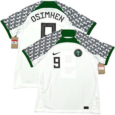 2022/23 Nigeria Away Jersey 9 Osimhen Large Nike African Super Eagles Kit