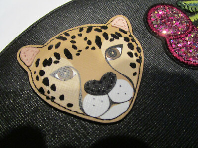 Kate Spade New York Run Wild Leopard Tomi Leather Black  display picture 1