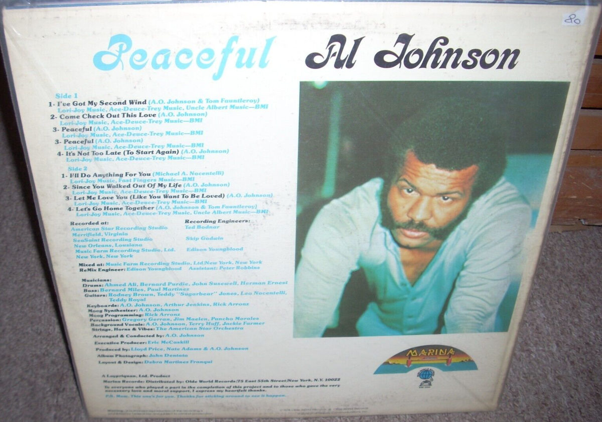 AL JOHNSON peaceful ( soul ) | eBay