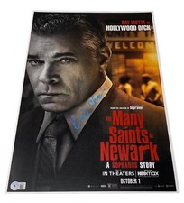 David Chase Signed The Many Saints of Newark Movie Poster Sopranos Beckett COA