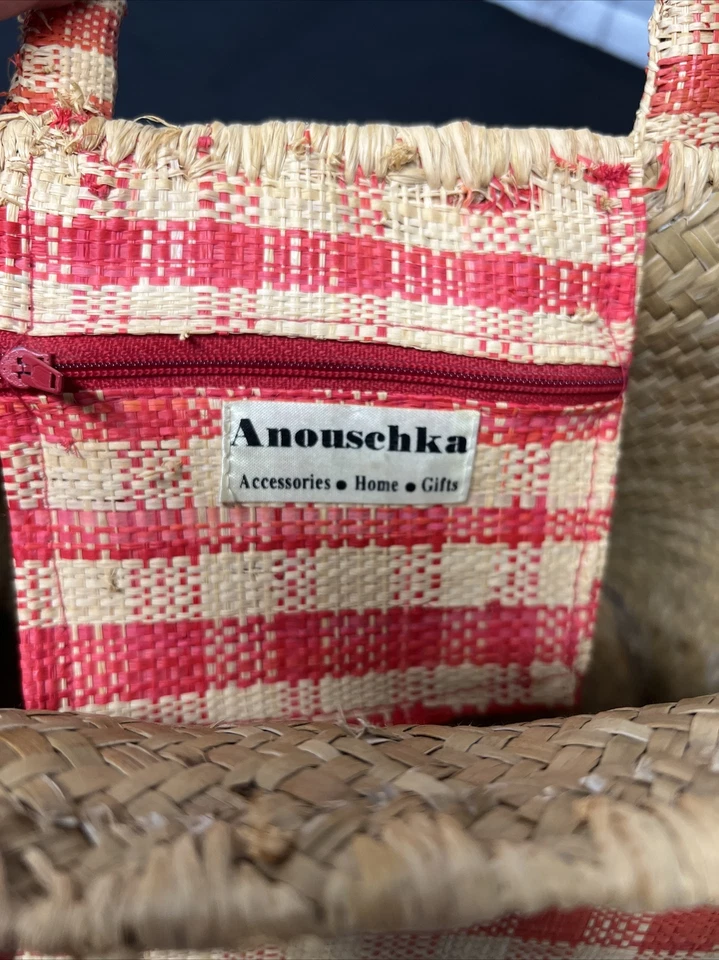 Anuschka Bag Woven Purse Vintage Tote - Imagem 2 de 4