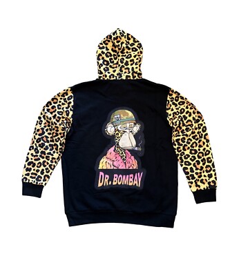 DEATH ROW X DR BOMBAY HOODIE☆日本未発売・限定品 Bored Ape Death Row Records Dr. Bombay Black Fleece Hoodie