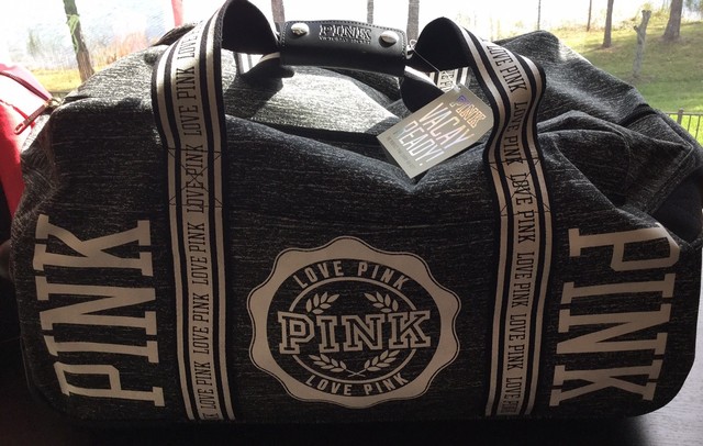 love pink luggage
