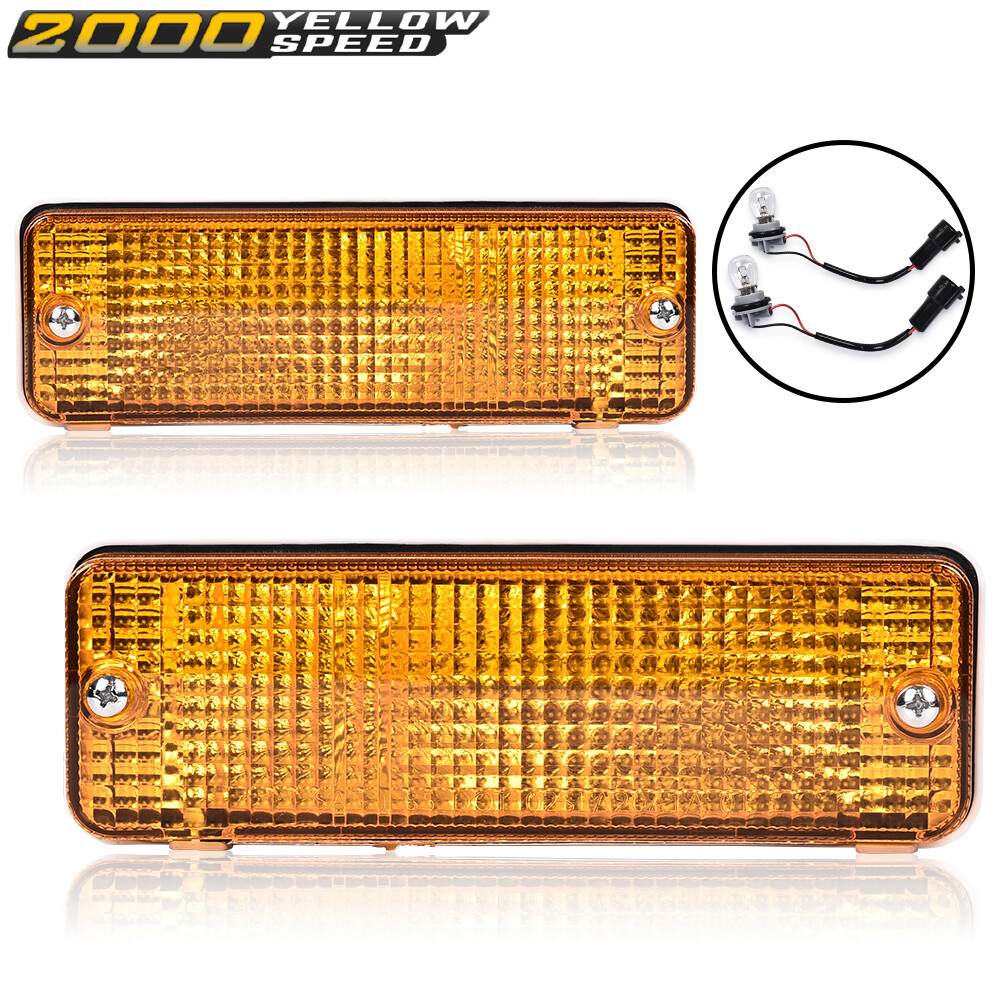 2pcs Fit For 1984-1988 Toyota Pickup Turn Signal Light Plastic