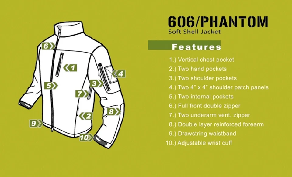 Condor PHANTOM Soft Shell Jacket - Olive Drab - Image 2 of 3