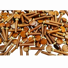 20pc Good Violin Pegs 4/4  Jujube Wood with Boxwood Collar Violin tuning pegs