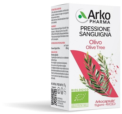 ARKOCAPSULE OLIVO BIO 45 CAPSULE - A BASE DI FOGLIA DI OLIVO BIO