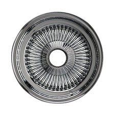 15x7 Standard 100 Spoke Straight Lace Lowrider Wire Wheel Single Wheel Only