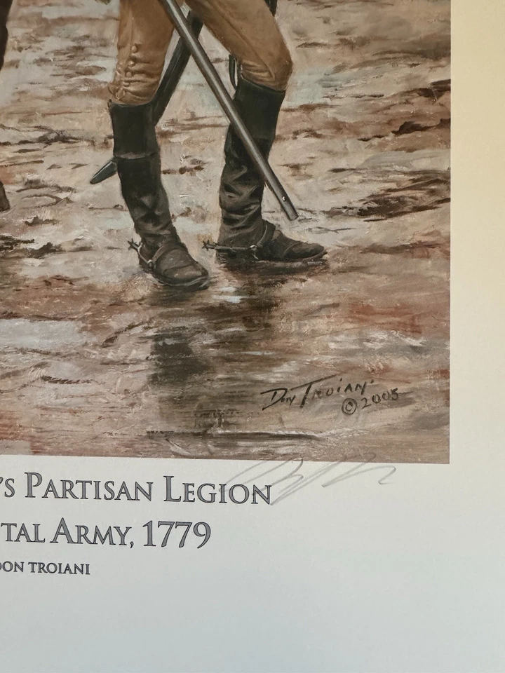 Dragoon, Lee’s Partisan Legion, Don Troiani Revolutionary War Print #37 Rare COA - Image 4 of 4