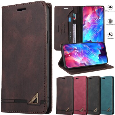 Magnetic Flip Leather Stand Wallet Case For iPhone 16 15 14 13 12 11 Pro Max XS