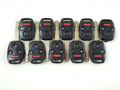 LOT OF 10 ORIGINAL HONDA CRV CR-V 05-06 OEM HEAD KEY LESS ENTRY REMOTE FOB BULK