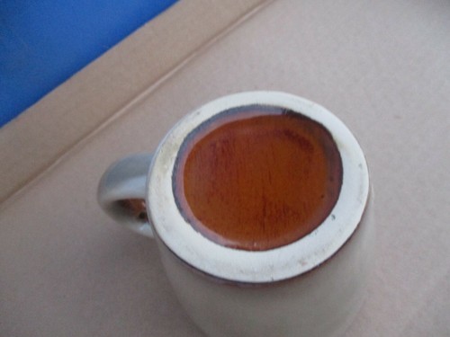 "Taza/taza de café beige/marrón ""vieja regañada" - Imagen 4 de 4