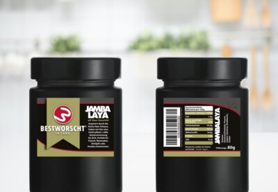 Jambalaya Gewürzmischung Best Worscht in Town 80 g im Glas  Gewürz Guru